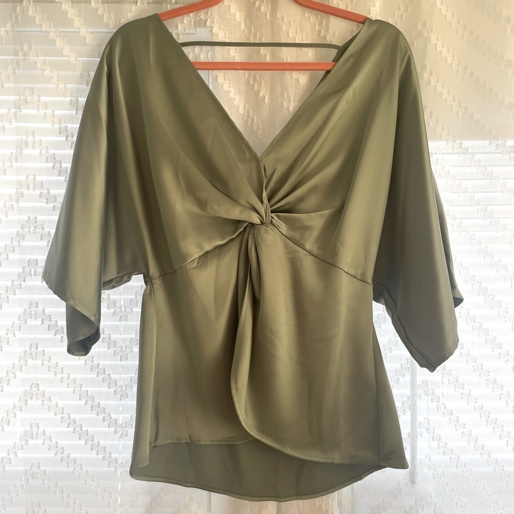 Plieone Satin Blouse